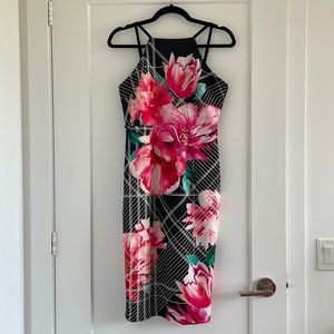ASOS floral midi dress